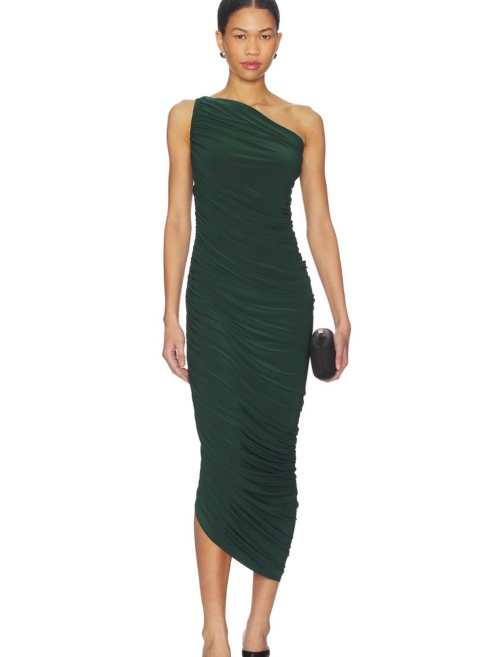 Diana Gown in Dark Emerald